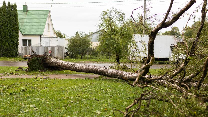 Audros padariniai Žagarėje