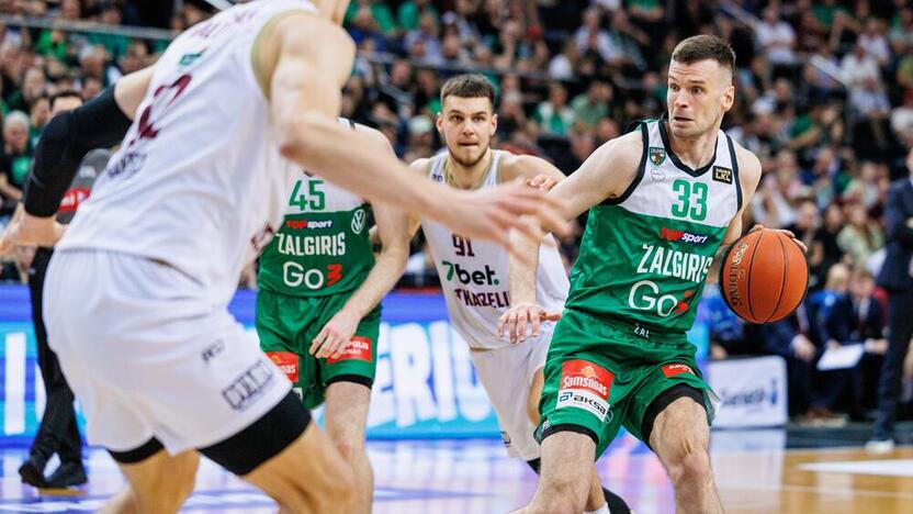 LKL pusfinalis: Kauno „Žalgiris“ – Panevėžio „7bet-Lietkabelis“ 93:72