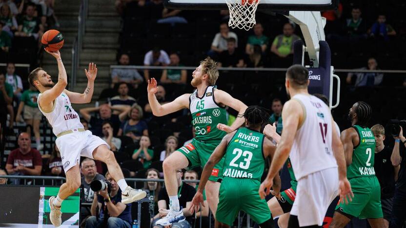 LKL pusfinalis: Kauno „Žalgiris“ – Panevėžio „7bet-Lietkabelis“ 93:72