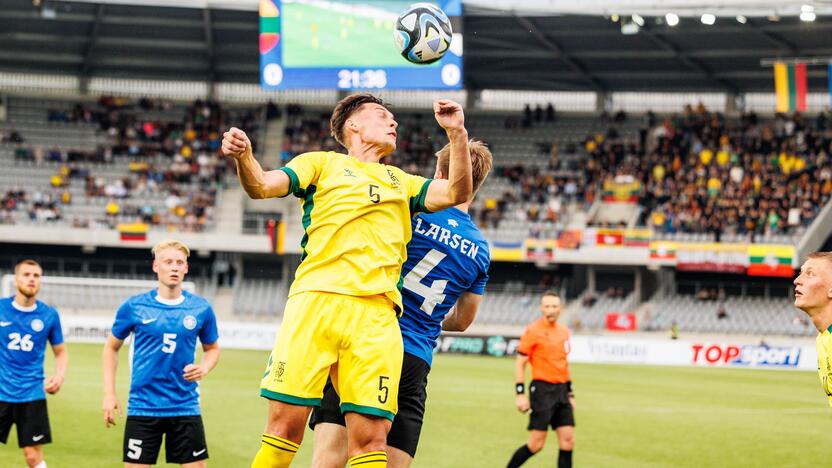 Baltijos futbolo taurės finalas: Lietuva – Estija