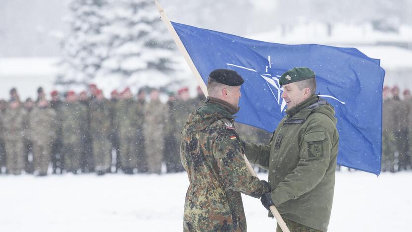  NATO pajėgų bataliono metinių minėjimas Rukloje