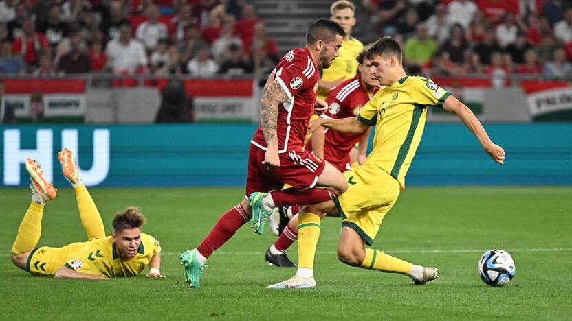 Europos futbolo čempionato atranka: Vengrija – Lietuva 2:0