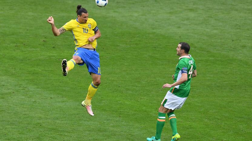 Euro 2016: Švedija - Airija 1:1