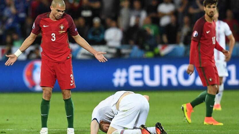 Euro 2016: Portugalija - Islandija 1:1