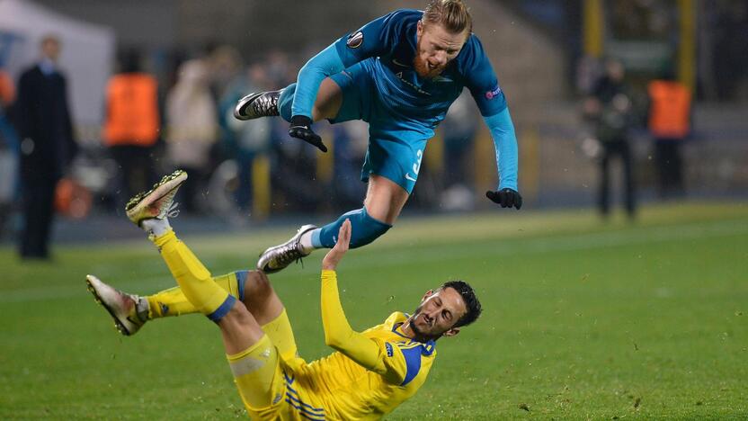 "Zenit" futbolininkai 2:0 įveikė "Maccabi" komandą