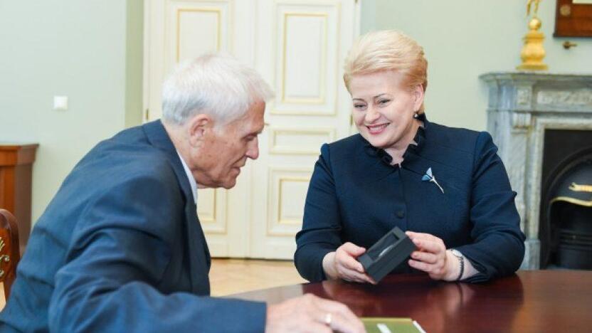 Antanas Lukša ir Dalia Grybauskaitė