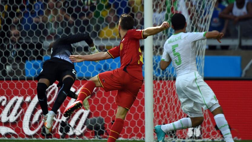 Pasaulio futbolo čempionatas: Belgija - Alžyras