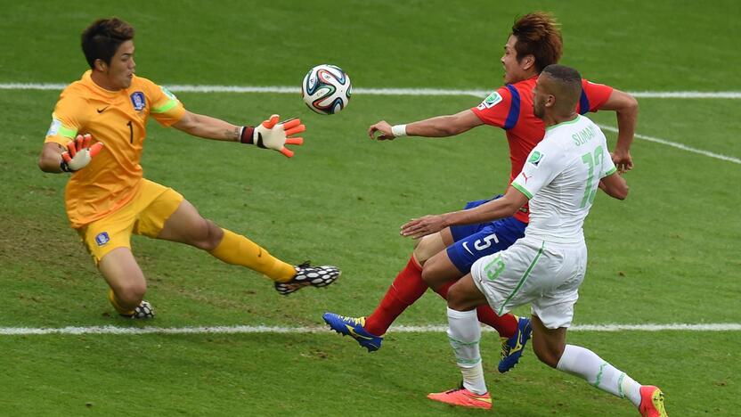 Pasaulio futbolo čempionatas: Alžyras - Pietų Korėja