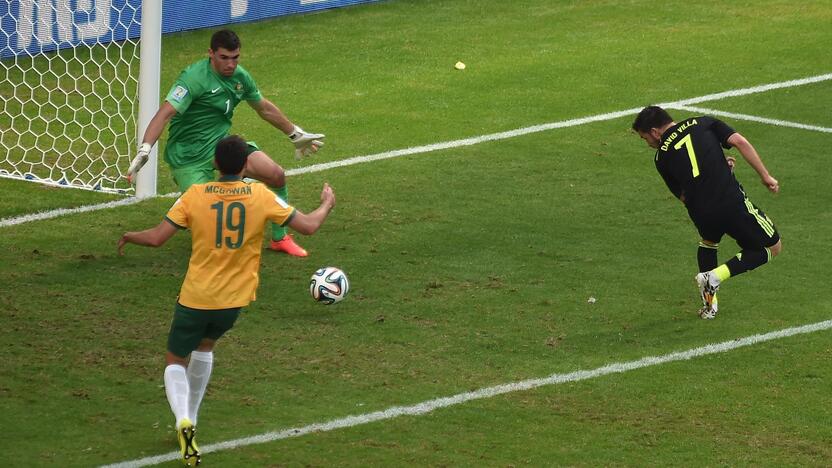 Pasaulio futbolo čempionatas: Ispanija - Australija