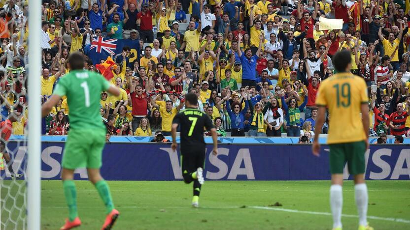 Pasaulio futbolo čempionatas: Ispanija - Australija