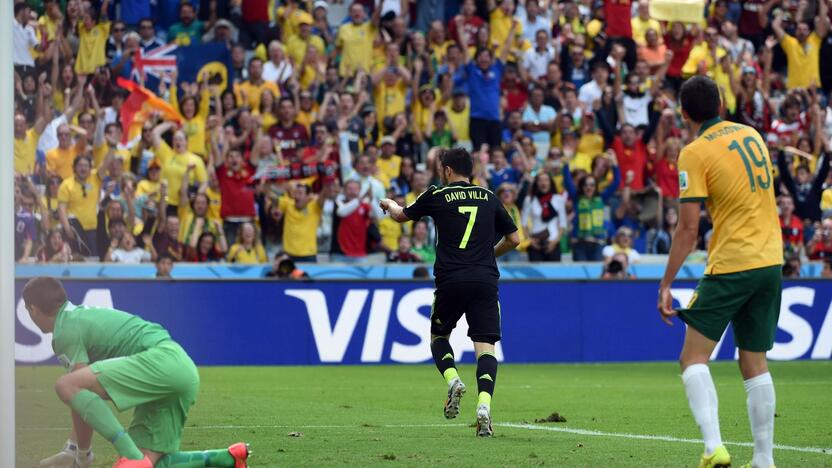 Pasaulio futbolo čempionatas: Ispanija - Australija