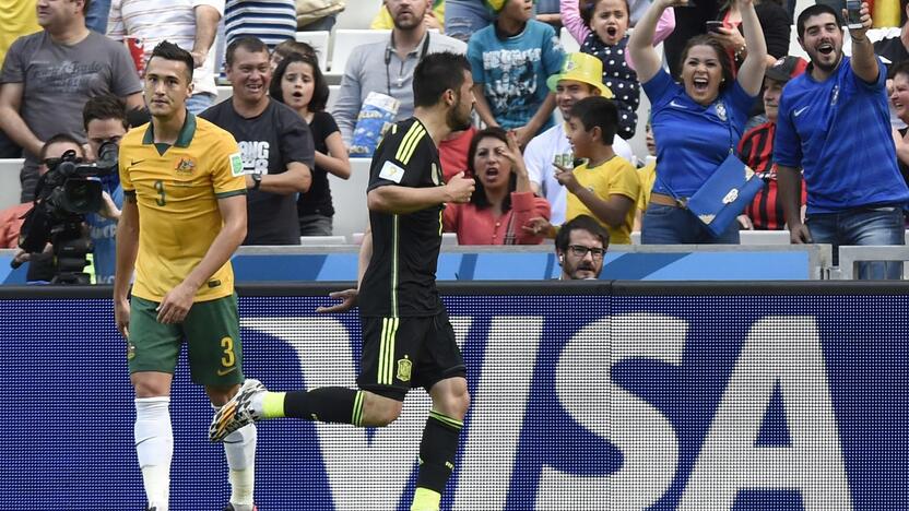 Pasaulio futbolo čempionatas: Ispanija - Australija