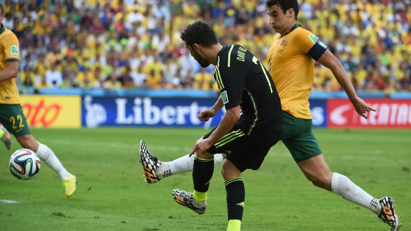 Pasaulio futbolo čempionatas: Ispanija - Australija