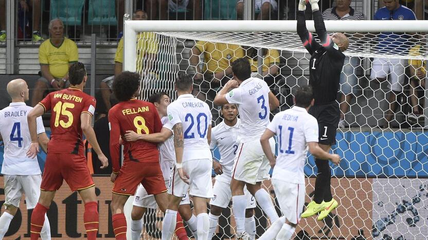 Pasaulio futbolo čempionatas: Belgija - JAV