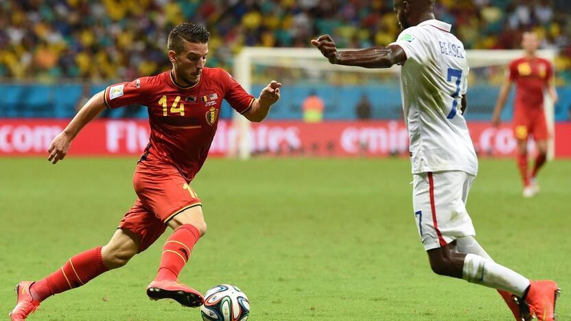 Pasaulio futbolo čempionatas: Belgija - JAV