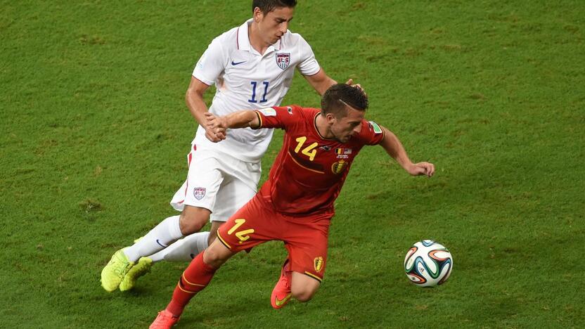 Pasaulio futbolo čempionatas: Belgija - JAV