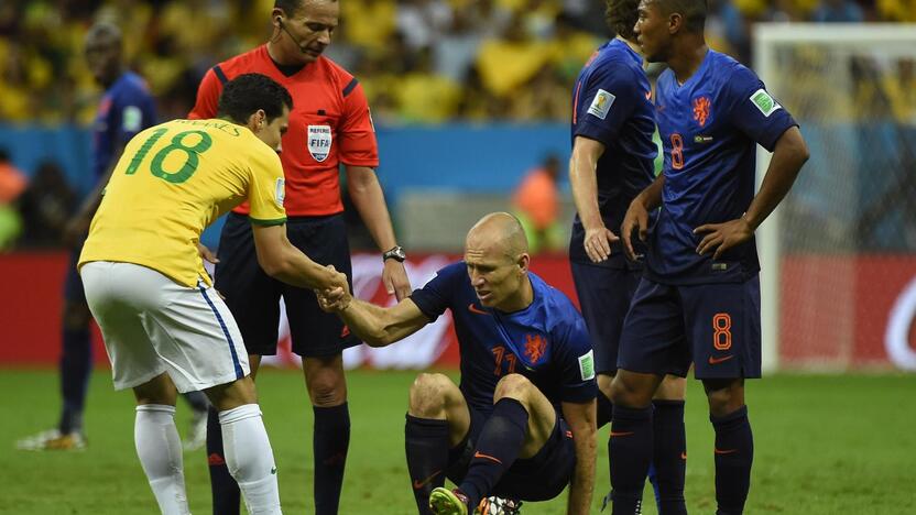 Pasaulio futbolo čempionato mažasis finalas: Brazilija - Olandija