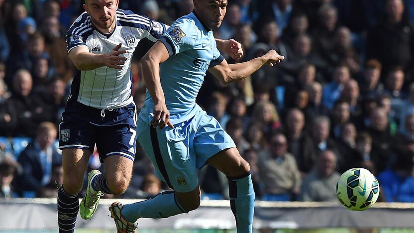 "Manchester City" sutriuškino "West Bromwich Albion" futbolininkus