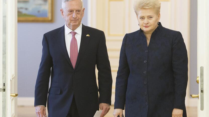 Jamesas Mattisas ir Dalia Grybauskaitė