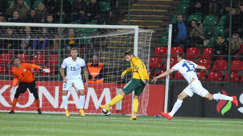 Futbolas: Lietuva - Estija 1:0