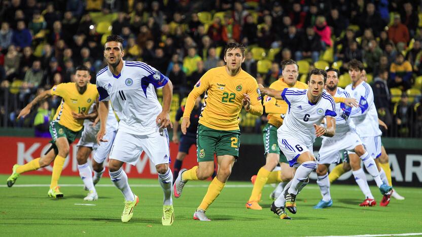 Europos futbolo čempionato atranka: Lietuva - San Marinas 2:1