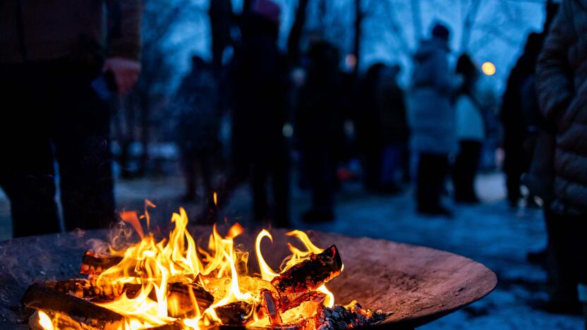 Vilniaus Tibeto skvere pasitikti tibetiečių Naujieji metai