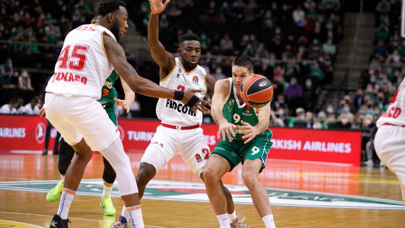 Eurolyga:  „Žalgiris“ –  „Monaco“ 98:107