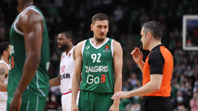 Eurolyga:  „Žalgiris“ –  „Monaco“ 98:107