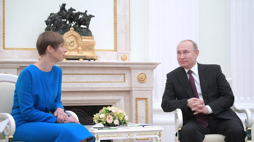 Kersti Kaljulaid ir Vladimiras Putinas