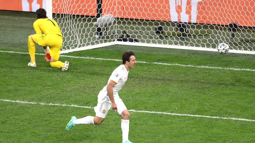 Euro 2020 ketvirtfinalis: Šveicarija – Ispanija 1:1; baud. 1:3