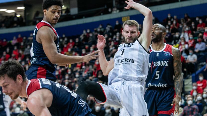 FIBA Čempionų lyga: „Rytas“ – Strasbūro IG 71:76