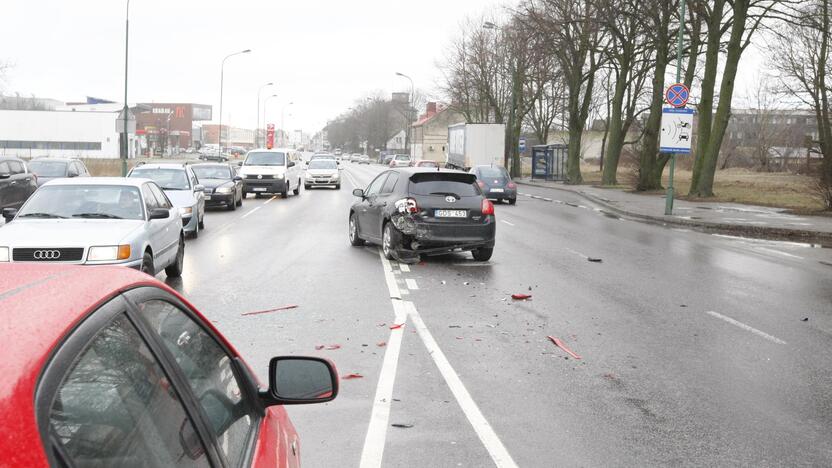 Automobilių avarija Klaipėdoje