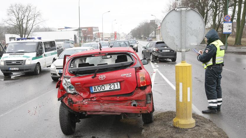 Automobilių avarija Klaipėdoje