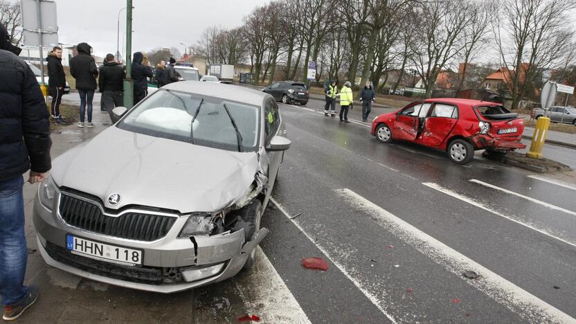 Automobilių avarija Klaipėdoje