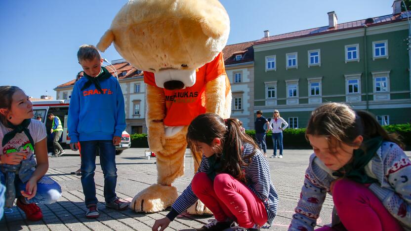 Mokyklinių prekių rinkimo mugė S. Daukanto aikštėje