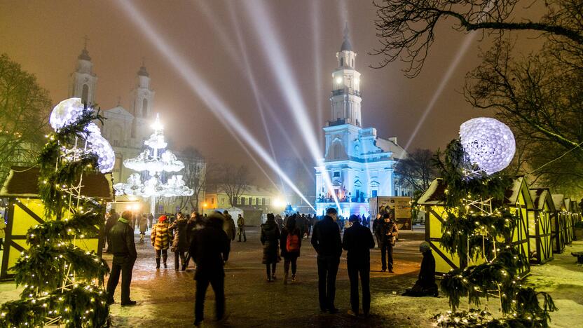 Kaunas pasitinka 2015-uosius su euru kišenėje