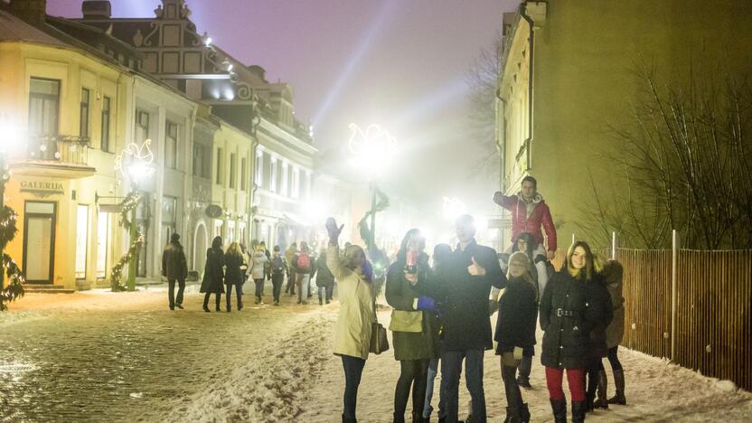 Kaunas pasitinka 2015-uosius su euru kišenėje