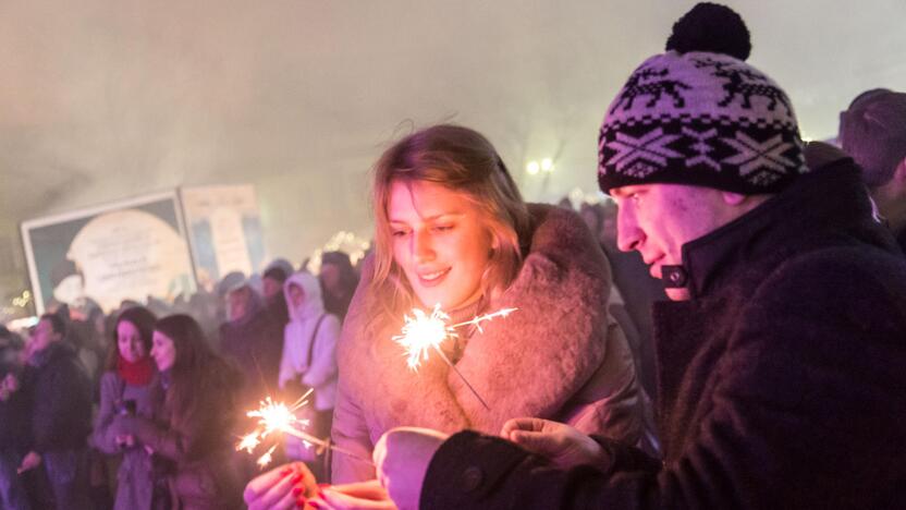 Kaunas pasitinka 2015-uosius su euru kišenėje