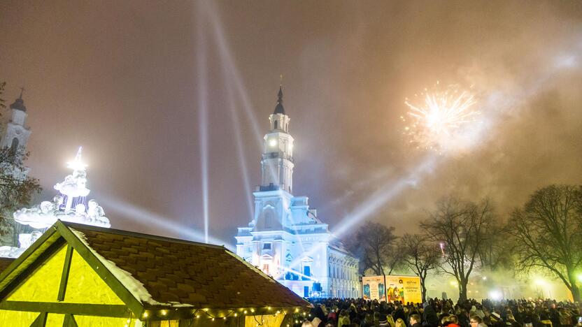 Kaunas pasitinka 2015-uosius su euru kišenėje