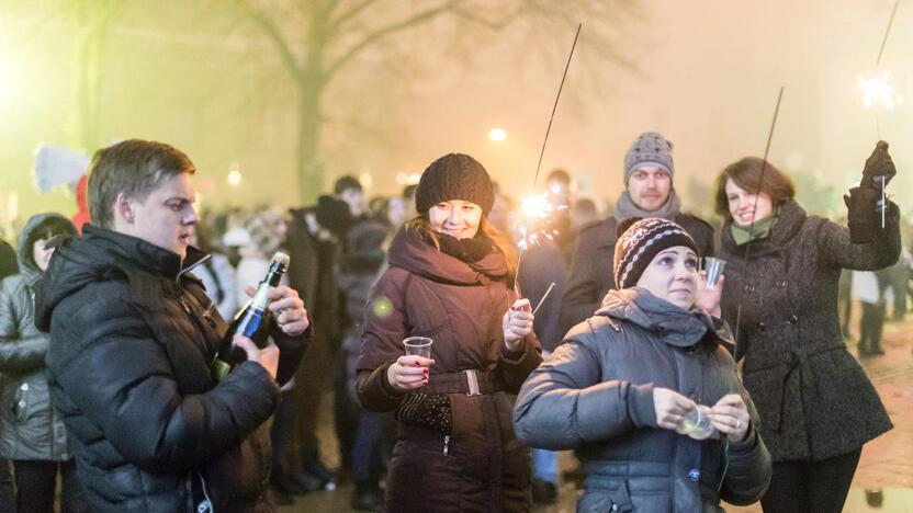 Kaunas pasitinka 2015-uosius su euru kišenėje