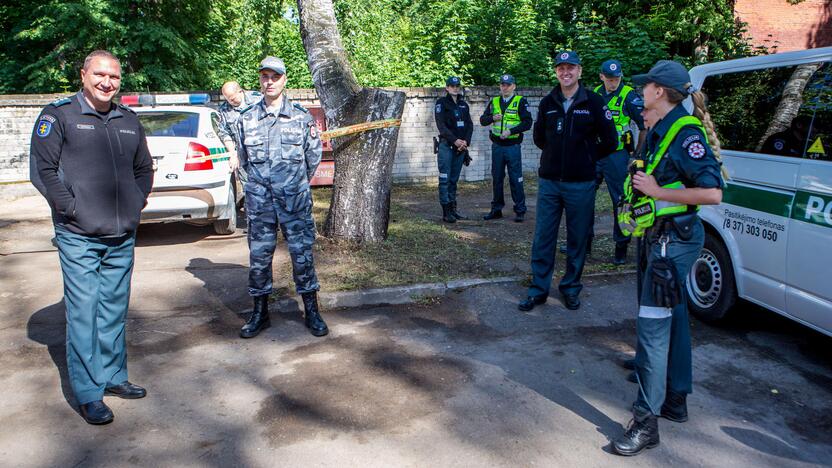 Atidaryta policijos praktinio mokymosi klasė