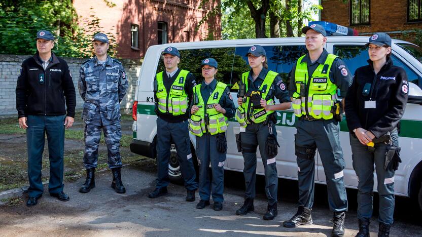 Atidaryta policijos praktinio mokymosi klasė