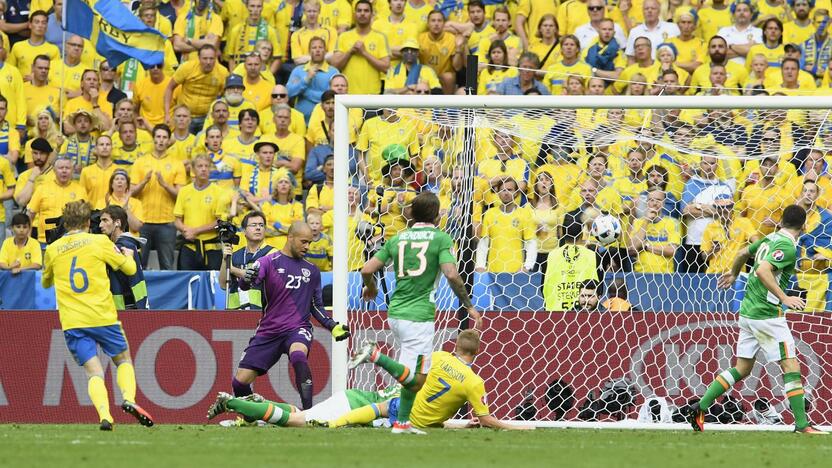 Euro 2016: Švedija - Airija 1:1