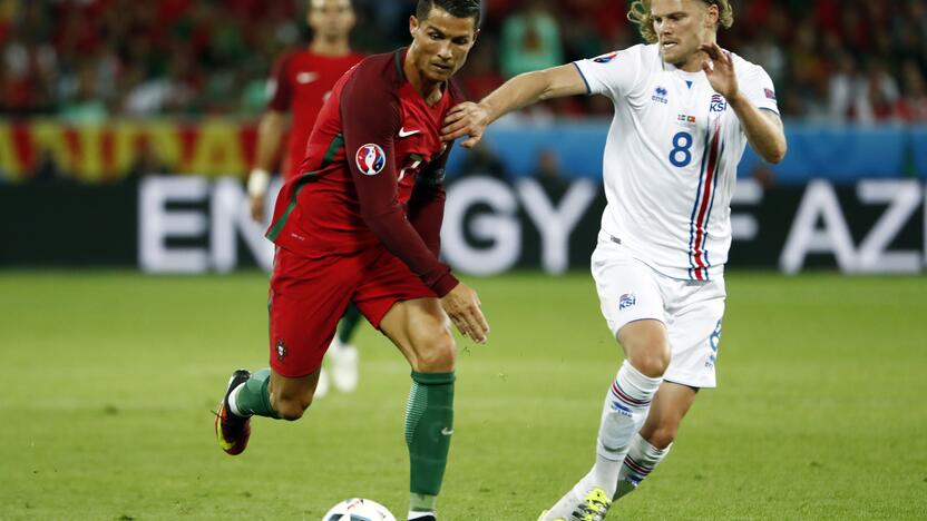 Euro 2016: Portugalija - Islandija 1:1