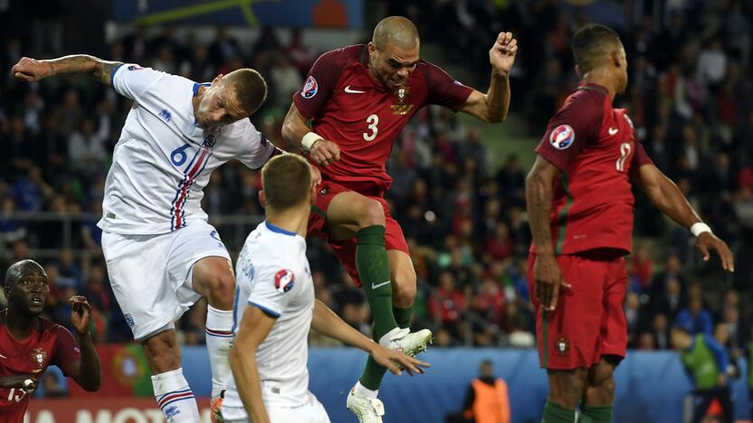 Euro 2016: Portugalija - Islandija 1:1