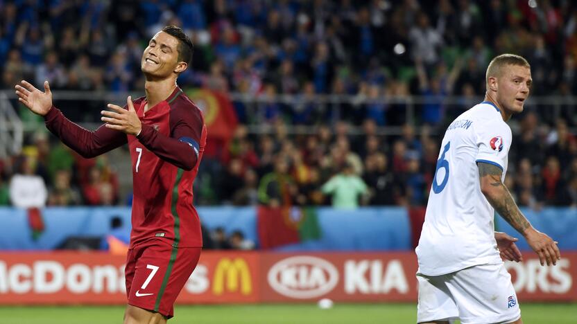 Euro 2016: Portugalija - Islandija 1:1