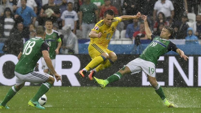 Euro 2016: Šiaurės Airija - Ukraina 2:0