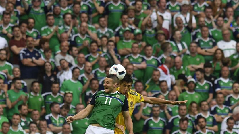 Euro 2016: Šiaurės Airija - Ukraina 2:0