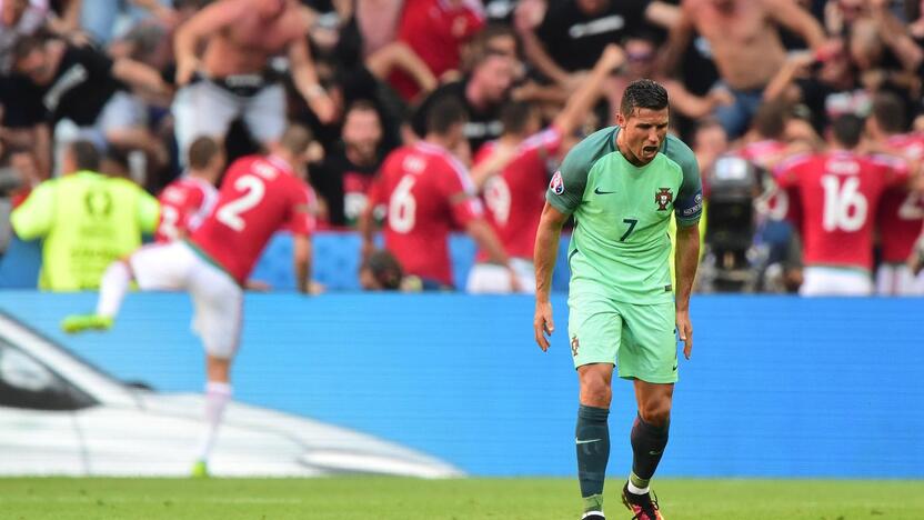 Euro 2016: Portugalija - Vengrija 3:3