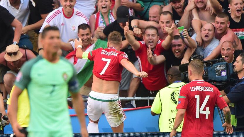 Euro 2016: Portugalija - Vengrija 3:3